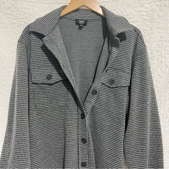 JONES NEW YORK Oversized Shacket Plaid Button Up, Size Large-#244 - Picture 6 of 10